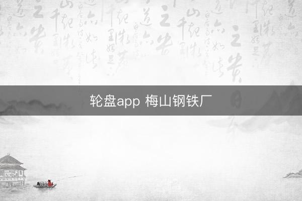 轮盘app 梅山钢铁厂