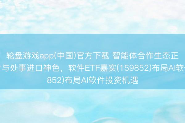 轮盘游戏app(中国)官方下载 智能体合作生态正在重塑支付与处事进口神色，软件ETF嘉实(159852)布局AI软件投资机遇